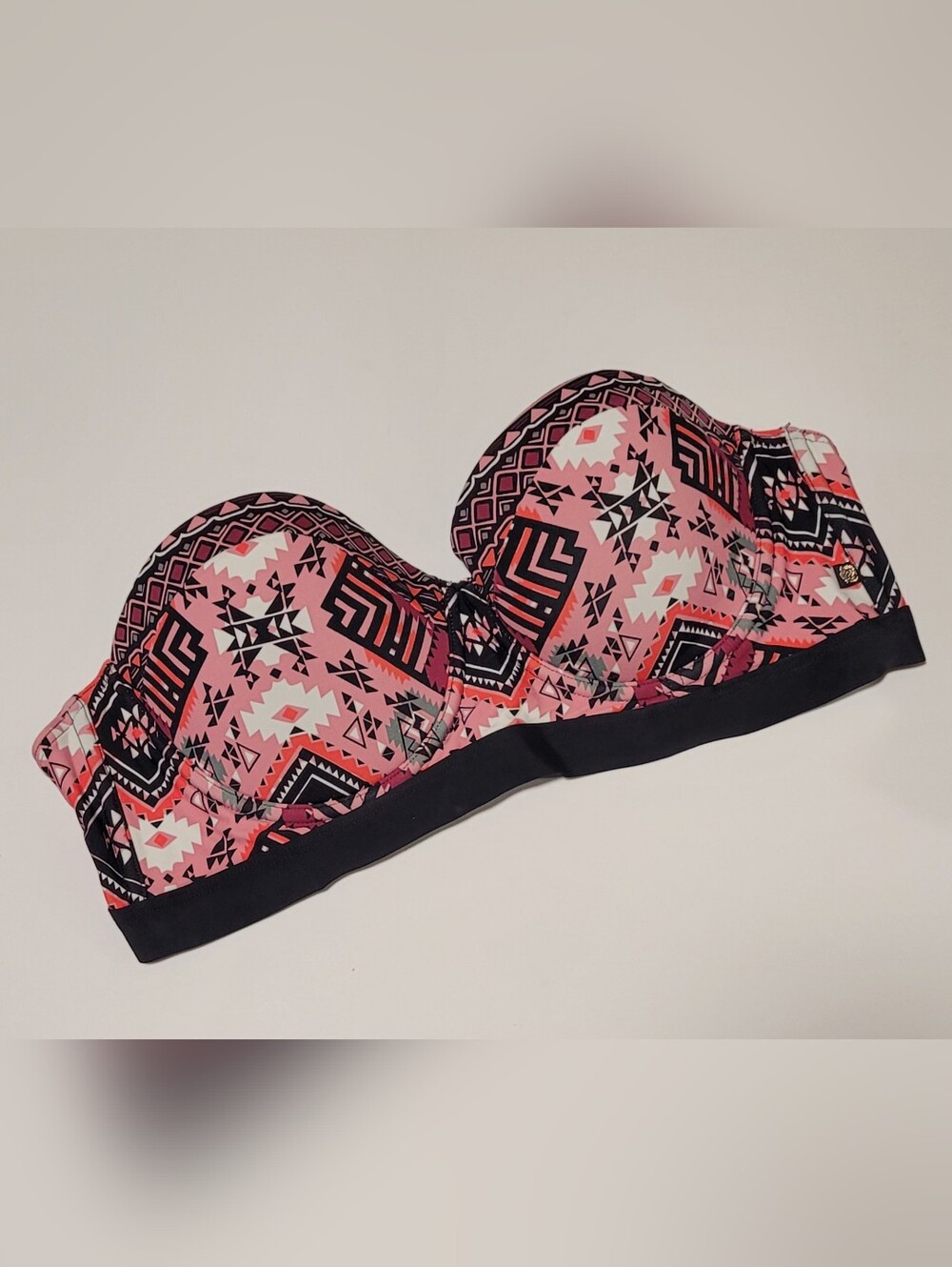 La Vie En Rose ~ Large Aqua Bikini Top